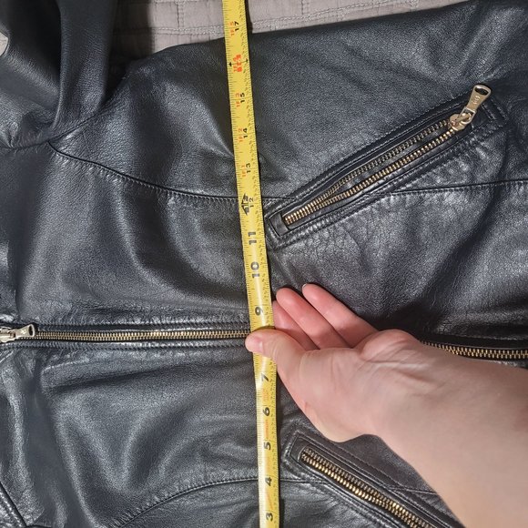 Massimo Dutti Natural Leather Woman M/ black Jackets - Picture 7 of 16